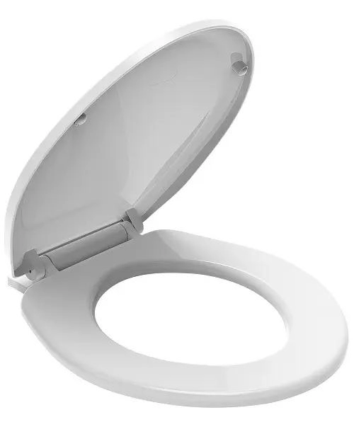 ASIENTO DE BAÑO CIERRE SUAVE COLOR BLANCO - 1