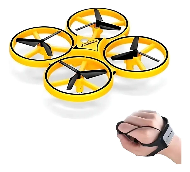 DRON CONTROL REMOTO CON ILUMINACION Y BATERIA RECARGABLE - 1