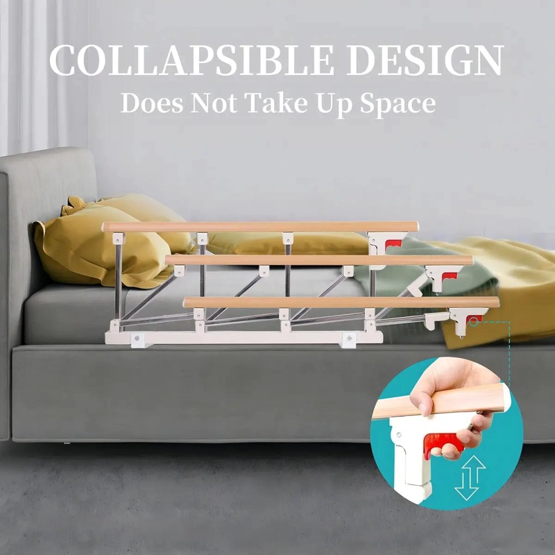 BARANDA PLEGABLE DE SEGURIDAD PARA CAMA PARA ADULTOS - 6