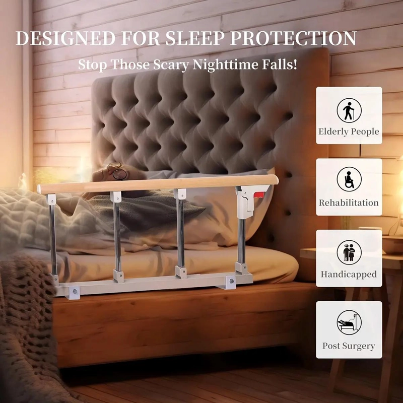 BARANDA PLEGABLE DE SEGURIDAD PARA CAMA PARA ADULTOS - 7