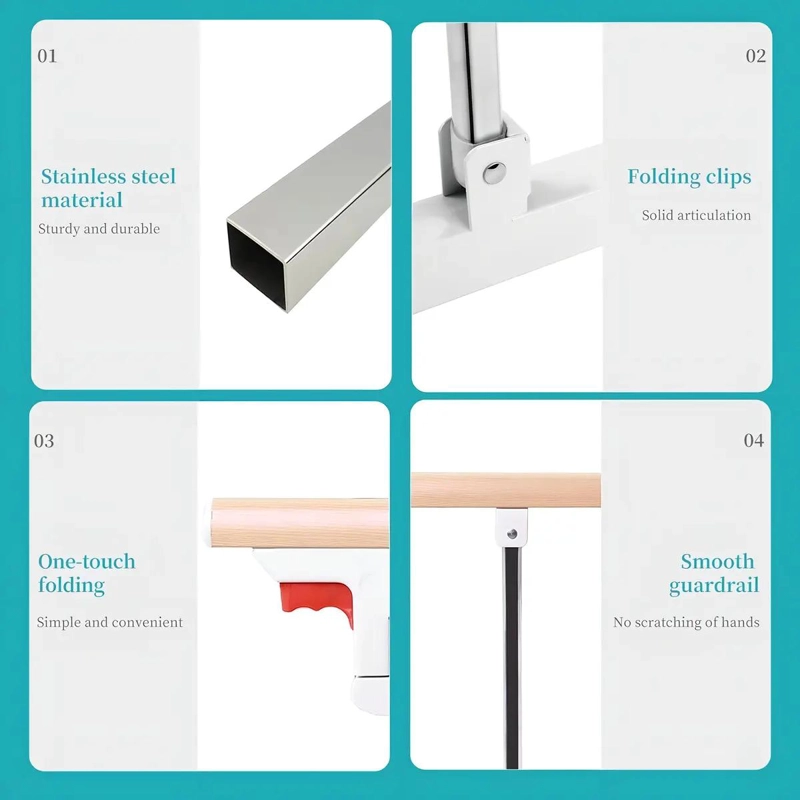 BARANDA PLEGABLE DE SEGURIDAD PARA CAMA PARA ADULTOS - 8