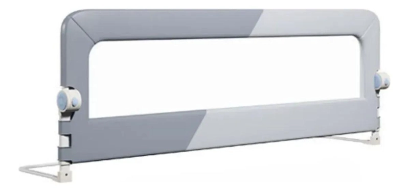 BARANDA DE SEGURIDAD AJUSTABLE PARA CAMA 180CM GRIS - 1