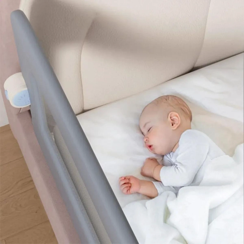 BARANDA DE SEGURIDAD AJUSTABLE PARA CAMA 180CM GRIS - 5