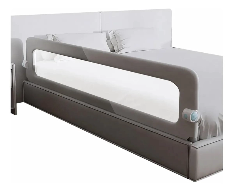 BARANDA DE SEGURIDAD AJUSTABLE PARA CAMA 180CM GRIS - 8