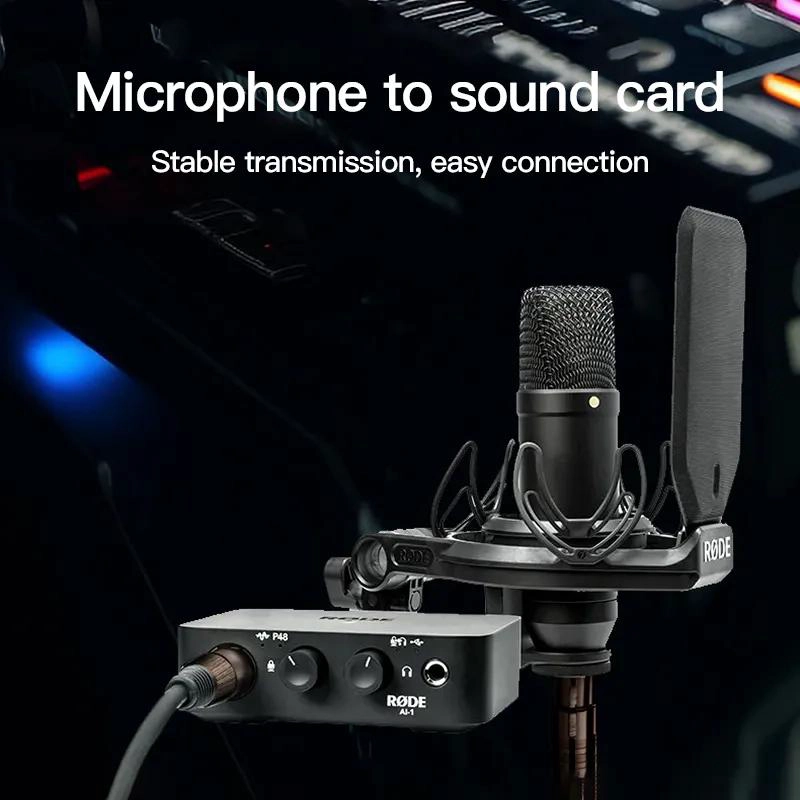 CABLE DE MICROFONO XLR MACHO A HEMBRA 3M PARA AUDIO PROFESIONAL - 3
