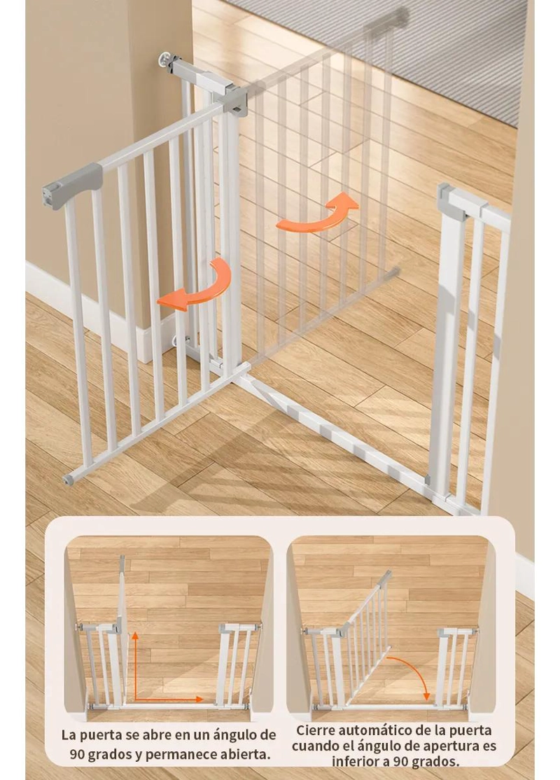 BARRERA DE SEGURIDAD AJUSTABLE PARA PUERTAS 69 A 76 CM - 7