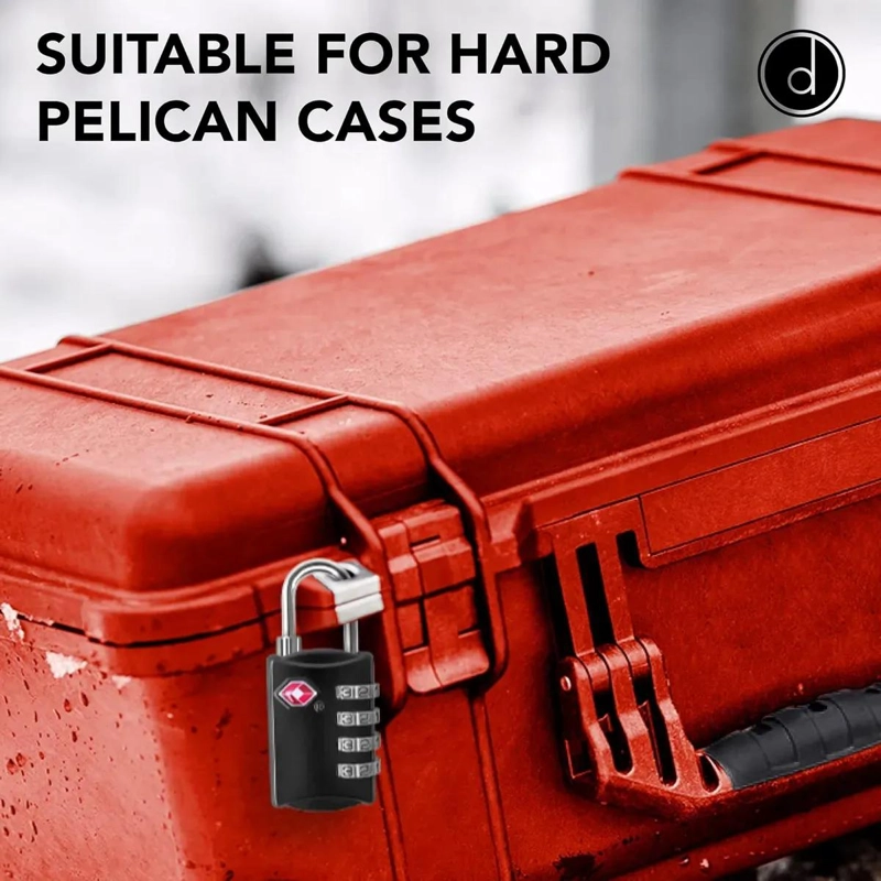 CANDADO DE SEGURIDAD CON COMBINACION PARA MALETAS Y MOCHILAS - 7