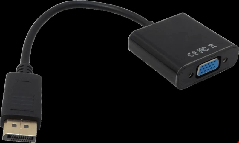ADAPTADOR DISPLAYPORT A VGA HEMBRA 15 CM CONEXION VIDEO - 1