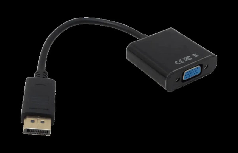 ADAPTADOR DISPLAYPORT A VGA HEMBRA 15 CM CONEXION VIDEO - 2