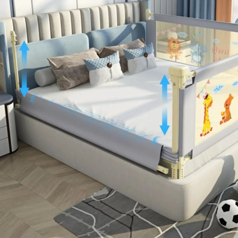BARANDA DE SEGURIDAD AJUSTABLE PARA CAMAS DE NIÑOS 1.5M - 5