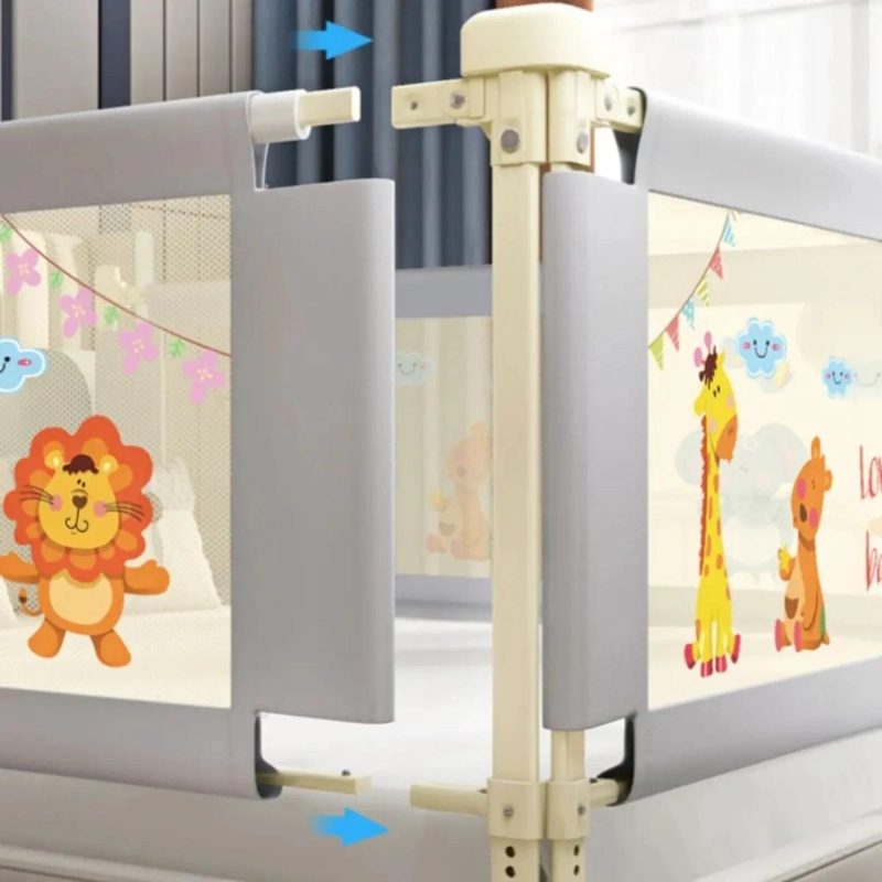 BARANDA DE SEGURIDAD AJUSTABLE PARA CAMAS DE NIÑOS 1.5M - 7