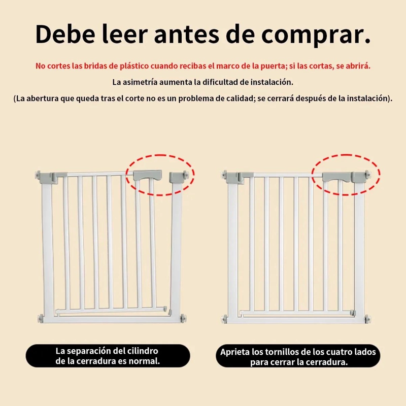 BARRERA DE SEGURIDAD AJUSTABLE PARA PUERTAS DE 69 A 76 CM - 5