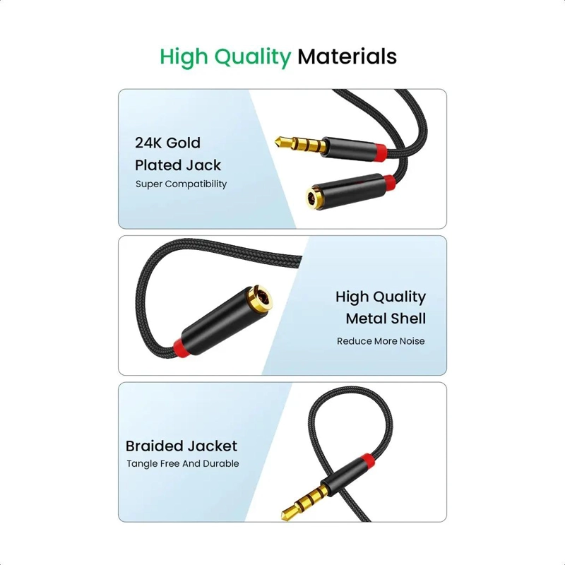 CABLE DE EXTENSION DE AUDIO ESTE REO 3,5MM DE 2 METROS - 6