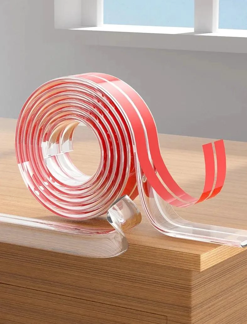 PROTECTOR DE ESQUINAS DE SILICONA TRANSPARENTE PARA MUEBLES 6 METROS - 3