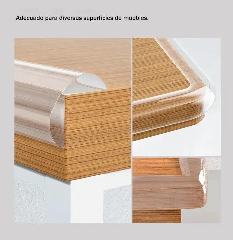 PROTECTOR DE ESQUINAS DE SILICONA TRANSPARENTE PARA MUEBLES 6 METROS - 4