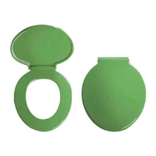 ASIENTO REDONDO UNIVERSAL COLOR VERDE MANZANA PARA BAÑO - 1
