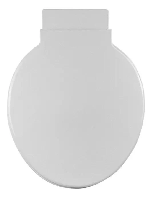 ASIENTO REDONDO UNIVERSAL DE PLASTICO GRIS PARA BAÑO - 2