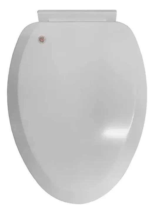 TAPA DE ASIENTO PARA BAÑO CIERRE LENTO COLOR BLANCO - 1