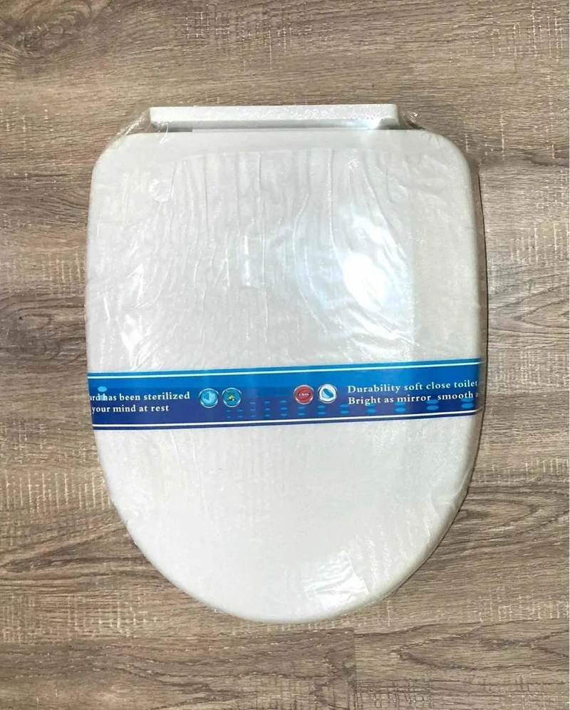 TAPA DE ASIENTO DE BAÑO CON CIERRE LENTO PARA WC - 1