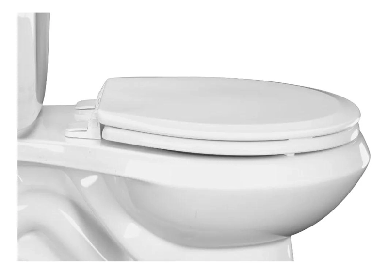 ASIENTO DE INODORO REDONDO DE PLASTICO PARA BAÑO MODERNO - 3