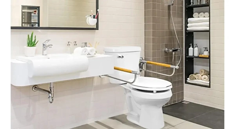 ASIENTO DE INODORO REDONDO DE PLASTICO PARA BAÑO MODERNO - 4
