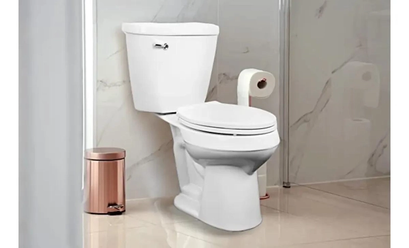 ASIENTO DE INODORO REDONDO DE PLASTICO PARA BAÑO MODERNO - 6