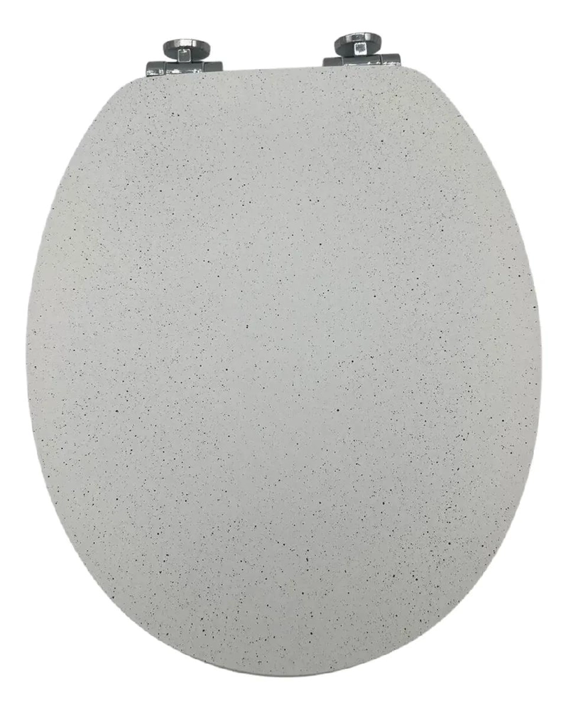 TAPA DE INODORO DISEÑO MODERNO TIPO PIEDRA PARA BAÑO - 1