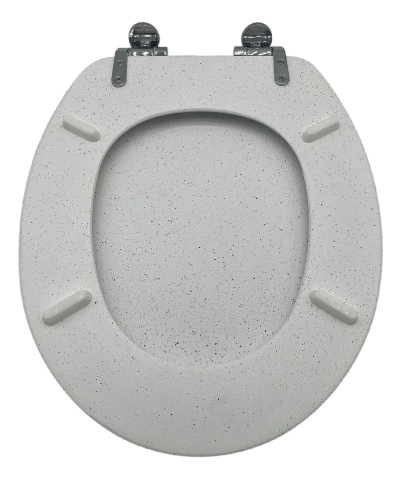 TAPA DE INODORO DISEÑO MODERNO TIPO PIEDRA PARA BAÑO - 3
