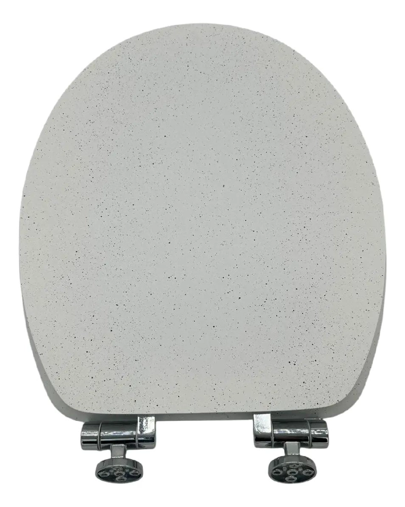 TAPA DE INODORO DISEÑO MODERNO TIPO PIEDRA PARA BAÑO - 5