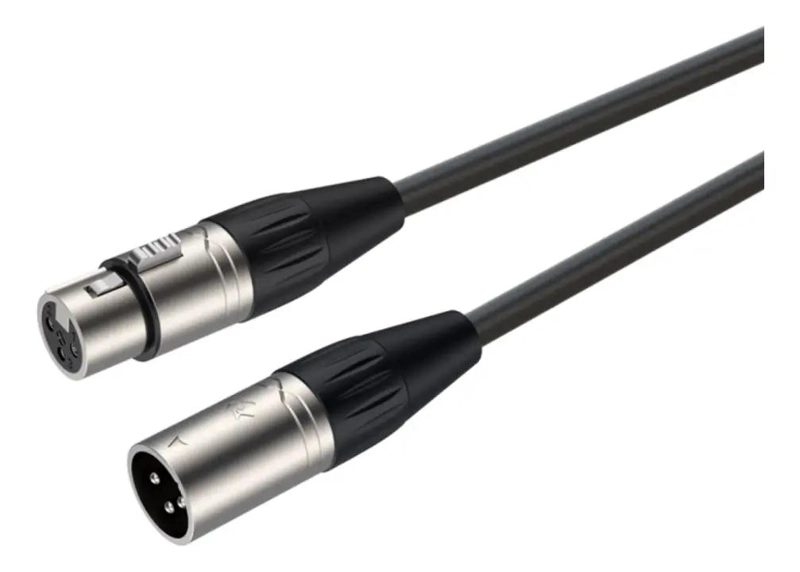 CABLE XLR PROFESIONAL PARA MICROFONO 1 METRO - 2