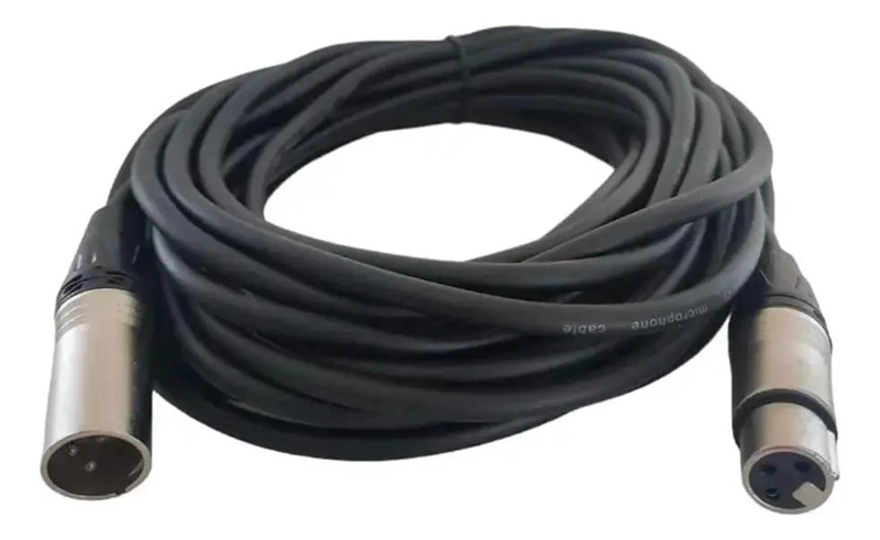 CABLE XLR PROFESIONAL PARA MICROFONO 1 METRO - 3