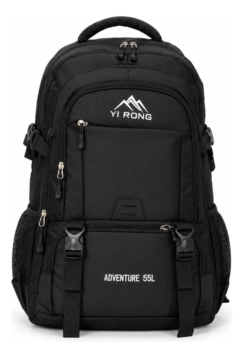 MOCHILA DE TREKKING IMPERMEABLE 55 LITROS CON COMPARTIMIENTOS - 1