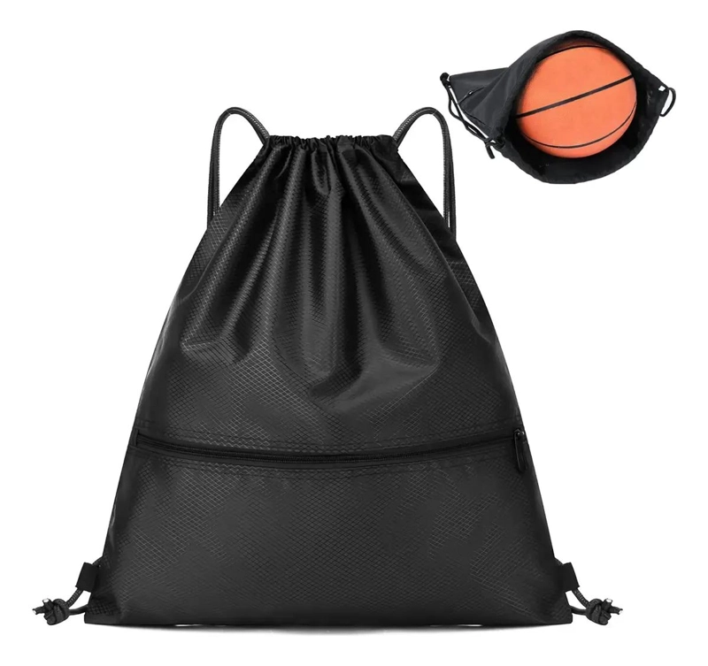 MOCHILA DEPORTIVA CON CORDON IMPERMEABLE PARA GIMNASIO - 1