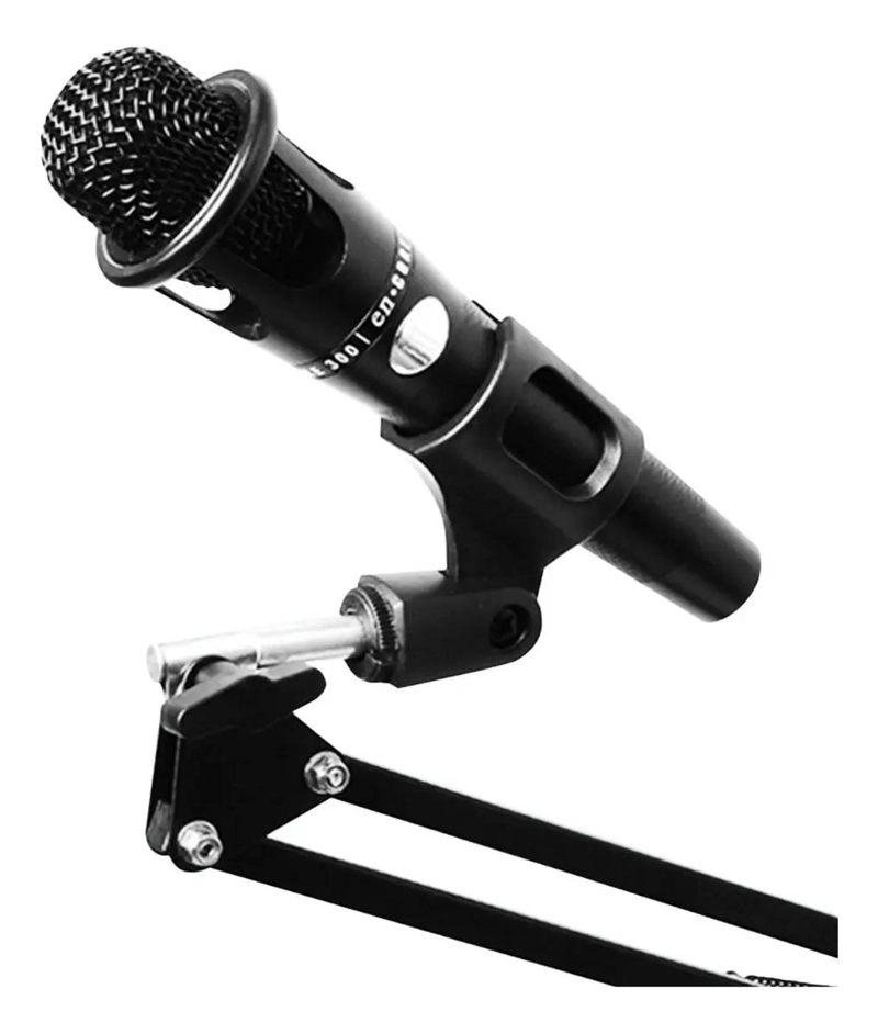SOPORTE DE BRAZO ARTICULADO PARA MICROFONO PLEGABLE DE MESA - 3