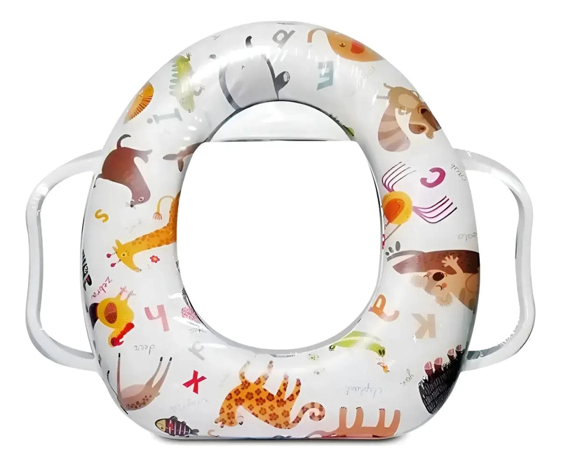 ADAPTADOR ACOLCHADO PARA BAÑO INFANTIL CON MANIJAS DE APOYO - 1