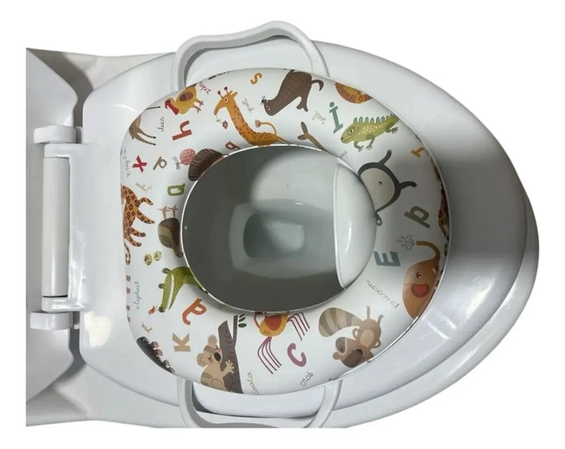 ADAPTADOR ACOLCHADO PARA BAÑO INFANTIL CON MANIJAS DE APOYO - 2