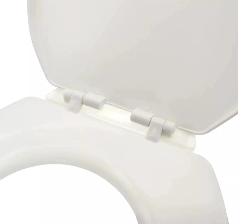TAPA DE INODORO OVALADA BLANCA PARA BAÑO - 4