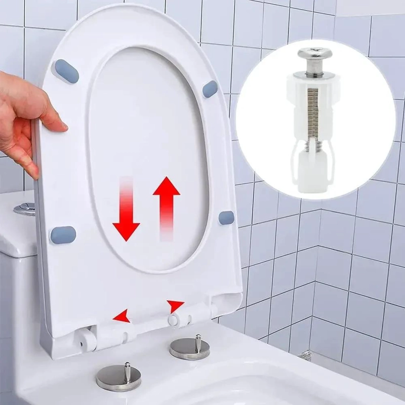 TORNILLOS DE REEMPLAZO PARA ASIENTO DE INODORO, 2 PIEZAS - 7