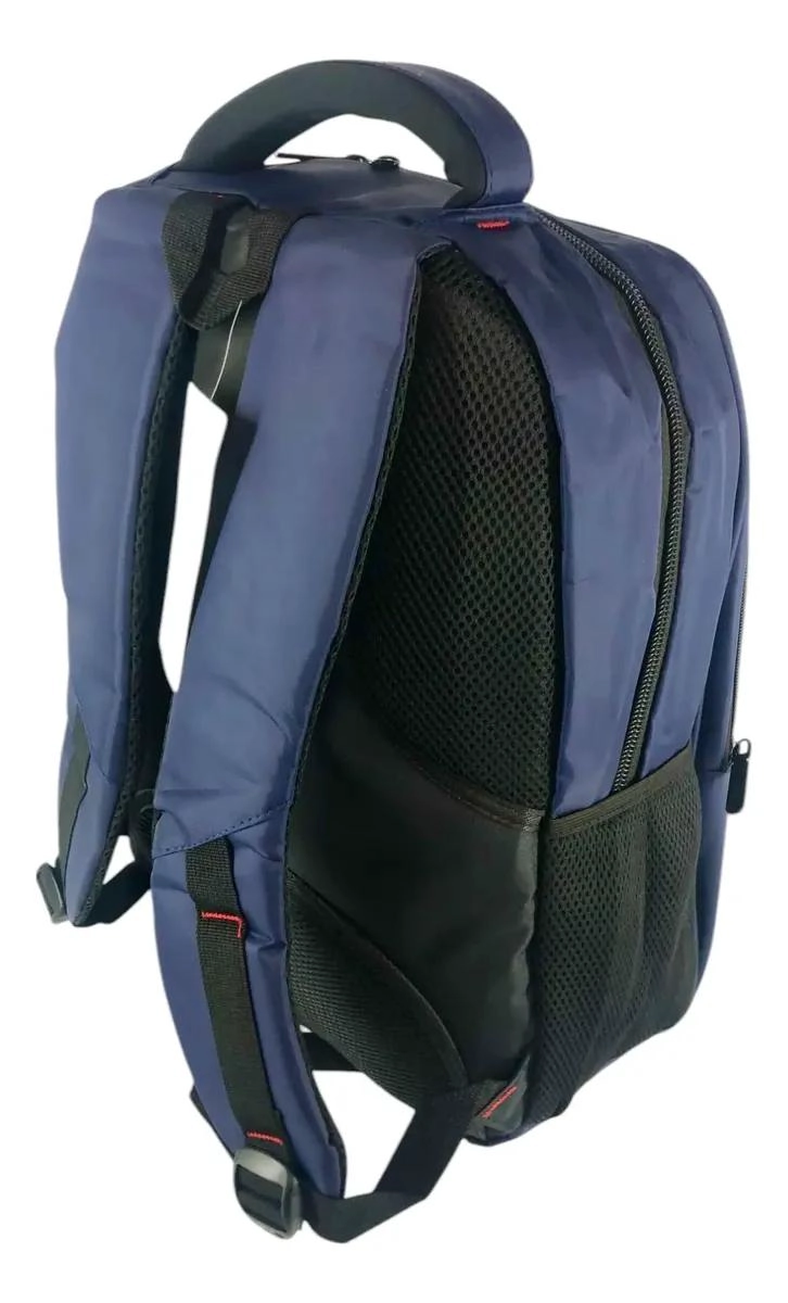 MOCHILA IMPERMEABLE ECO CUERO ESPACIOSA 47 CM - 6