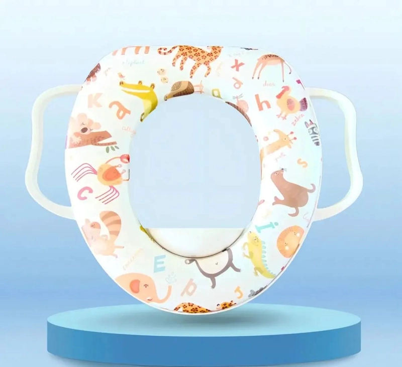 ADAPTADOR ACOLCHADO PARA BAÑO INFANTIL CON MANIJAS DE APOYO - 3
