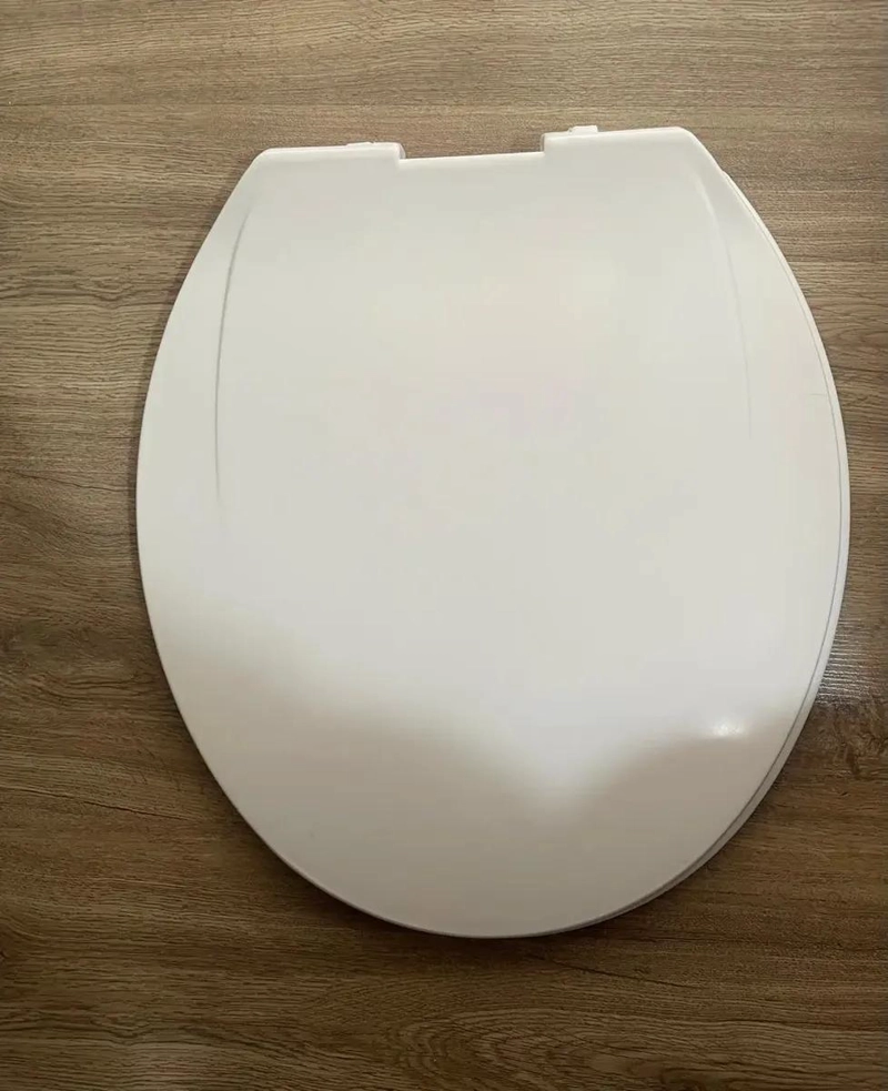 TAPA DE WC REDONDA BLANCA CON TORNILLOS Y BIDET INTEGRADO - 2