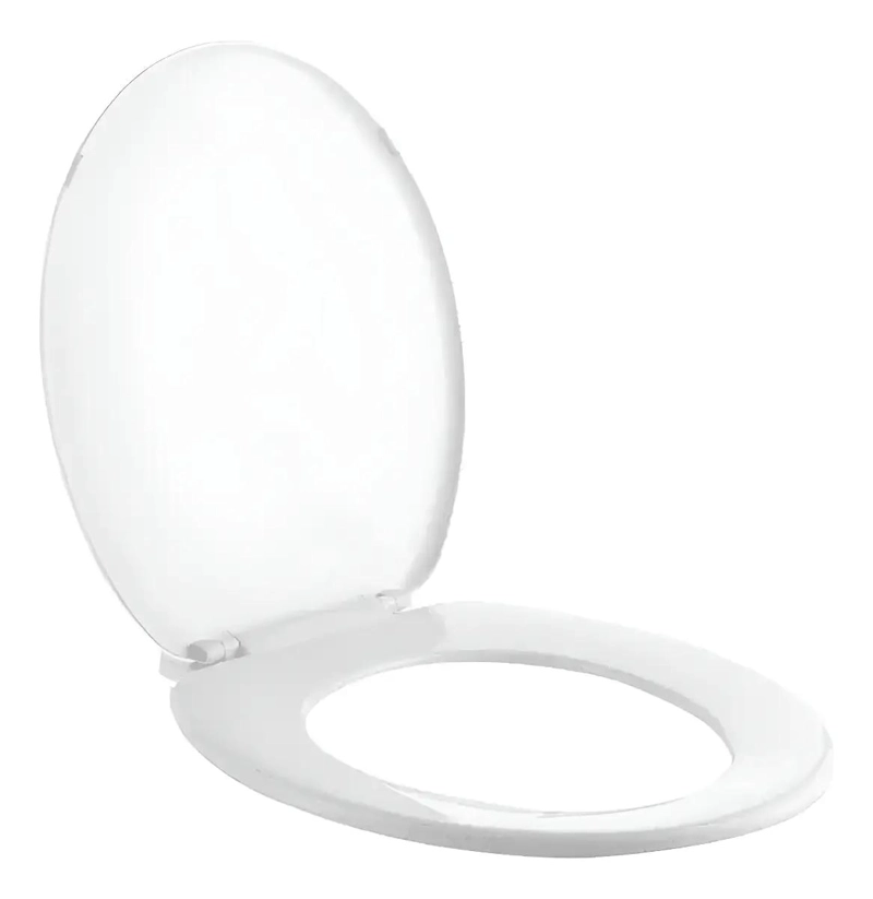 TAPA DE WC REDONDA BLANCA CON TORNILLOS Y BIDET INTEGRADO - 7