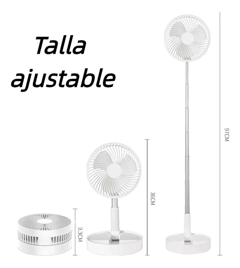 VENTILADOR PLEGABLE USB EXTENSIBLE IDEAL PARA OFICINA Y HOGAR - 3