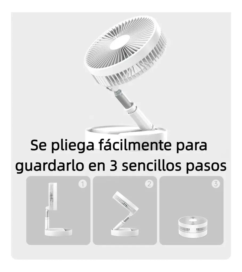 VENTILADOR PLEGABLE USB EXTENSIBLE IDEAL PARA OFICINA Y HOGAR - 4