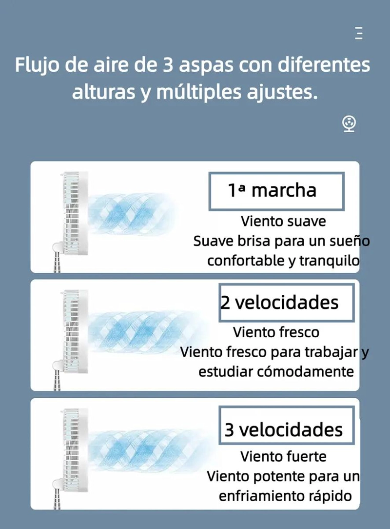 VENTILADOR PLEGABLE USB EXTENSIBLE IDEAL PARA OFICINA Y HOGAR - 5