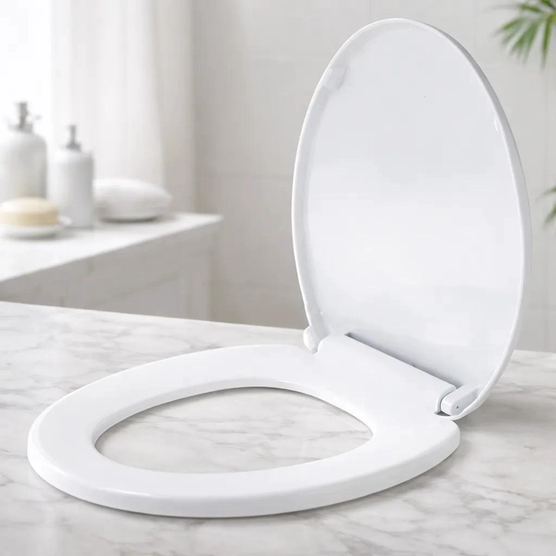 ASIENTO TAPA WC UNIVERSAL AJUSTABLE ARO REDONDO PARA BAÑO - 2