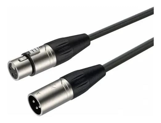 CABLE XLR PROFESIONAL MACHO A HEMBRA DE 1 METRO - 1