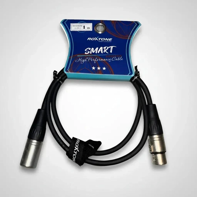 CABLE XLR PROFESIONAL MACHO A HEMBRA DE 1 METRO - 6