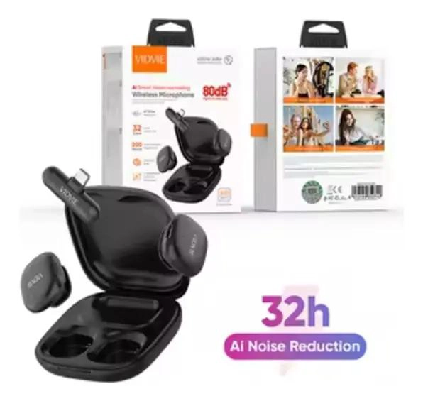 PACK DE 2 MICROFONOS INALAMBRICOS CON CANCELACION DE RUIDO - 4