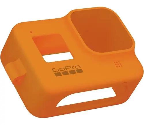 FUNDA DE SILICONA NARANJA Y CORREA PARA CAMARA HERO8 - 2